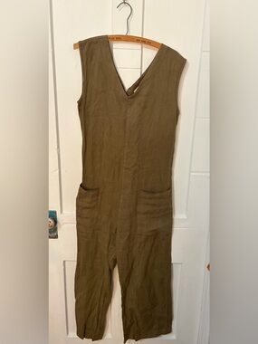 Prairie underground 100% linen jumpsuit
